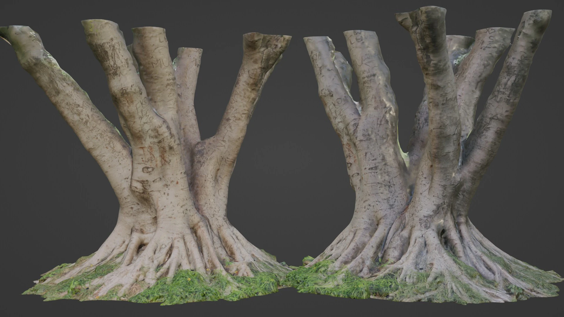 Stylized tree 3D Model .c4d .max .obj .3ds .fbx .stl .blend 