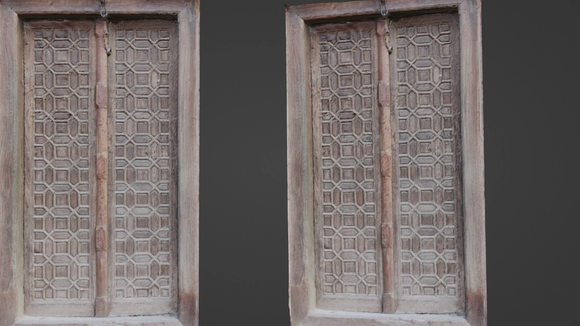 Door antique 3D Model .c4d .max .obj .3ds .fbx .stl .blend 