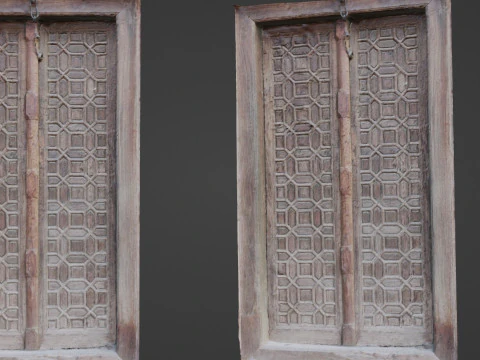 Porta antiga Modelo 3D