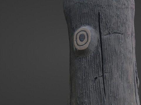 Log Stylized Modelo 3D