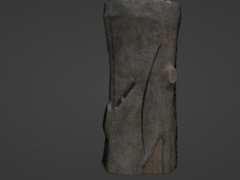 Stylized Log 3D 模型