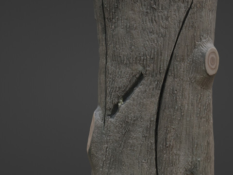 Stylized Log 3D 模型