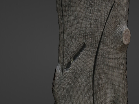 Stylized Log 3D 模型