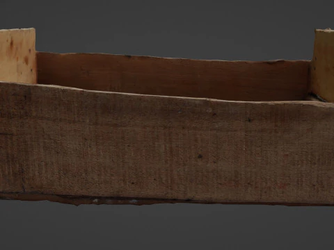 Wooden Crate 3D Model