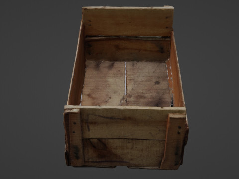 Wooden Crate Modelo 3D