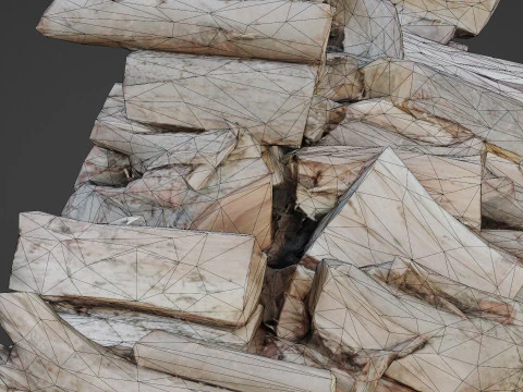 Logs Stack 3D Model