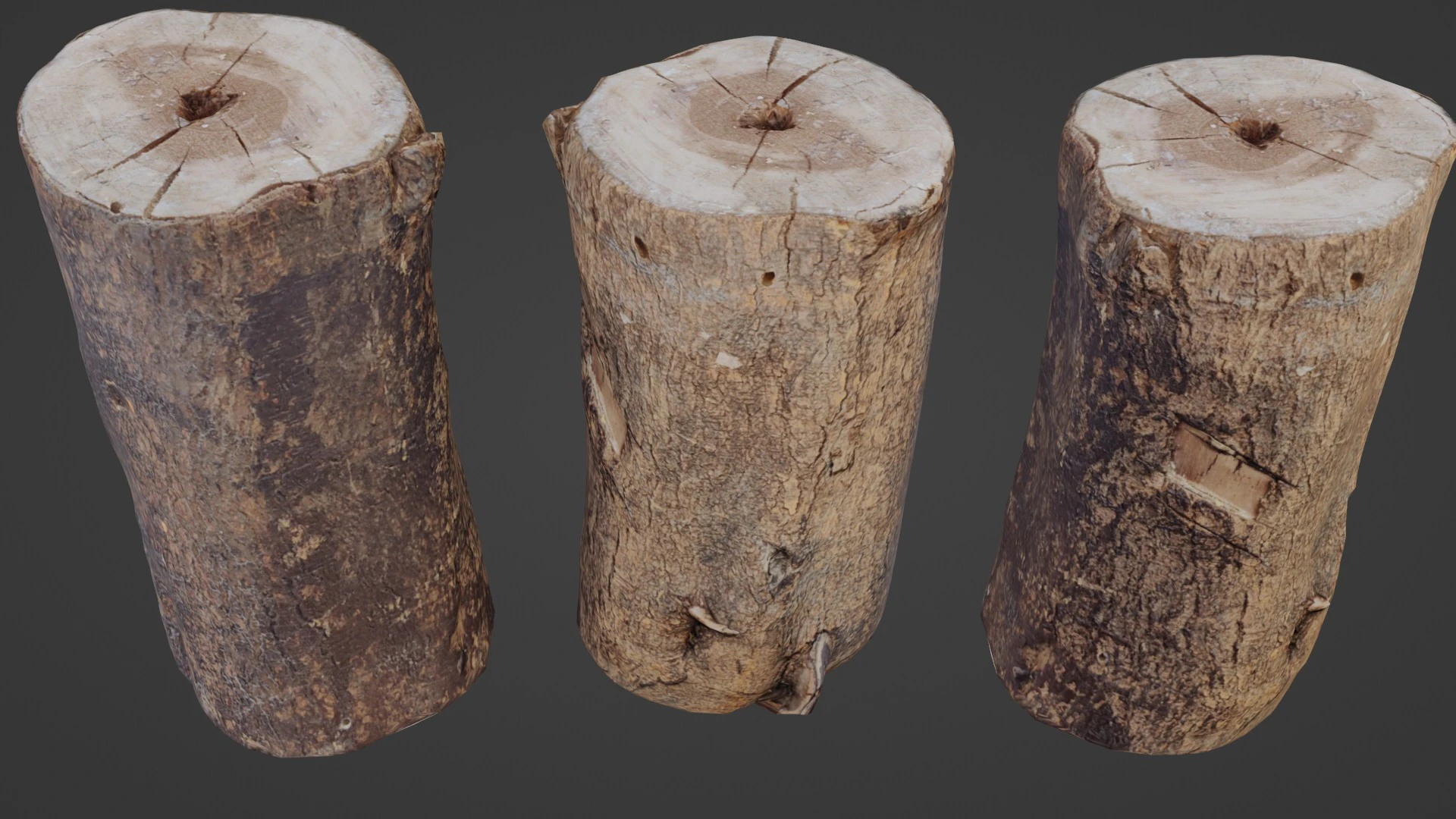 현실적인 로그 3D 모델 .c4d .max .obj .3ds .fbx .stl .blend 