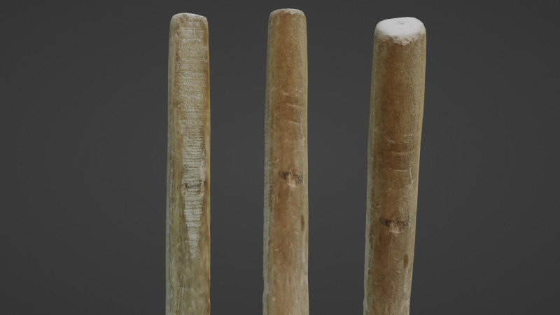 Wooden Stick Model 3D .c4d .max .obj .3ds .fbx .stl .blend 