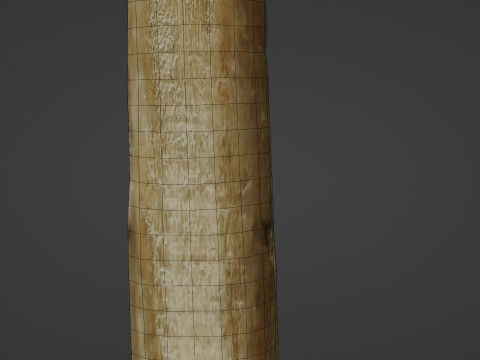 Wooden Stick Model 3D