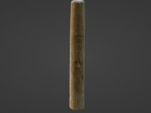 Wooden Stick Model 3D