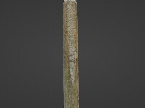 Wooden Stick Model 3D