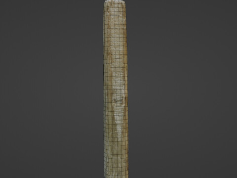 Wooden Stick Model 3D