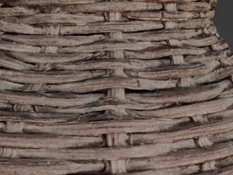 Wicker vase Model 3D