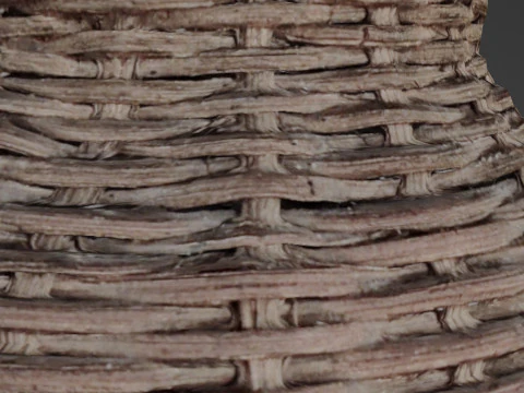 Vaso in vimini Modello 3D