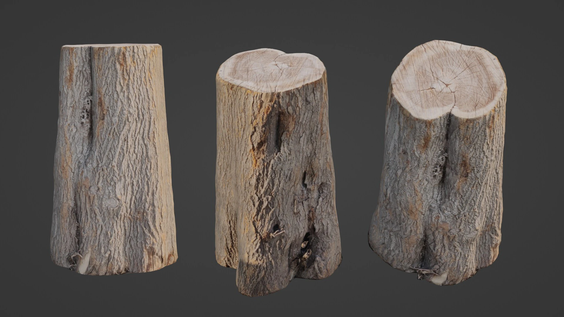 Log 3D Model .c4d .max .obj .3ds .fbx .stl .blend 