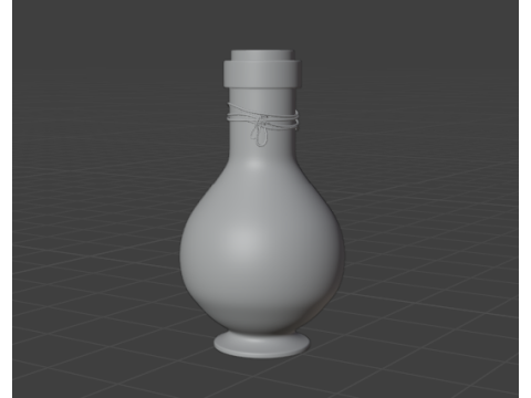 Flask 01 3D Модель