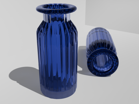 Glass vase Modelo 3D