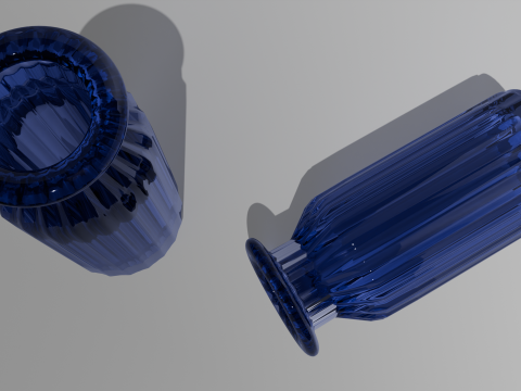 Glass vase 3Dモデル