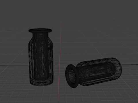Glass vase 3Dモデル