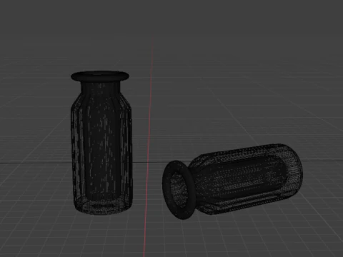 Glass vase 3D Model