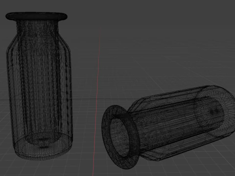 Glass vase 3D Model