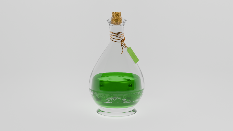Flask 02 Modèle 3D .c4d .max .obj .3ds .fbx .stl .blend 
