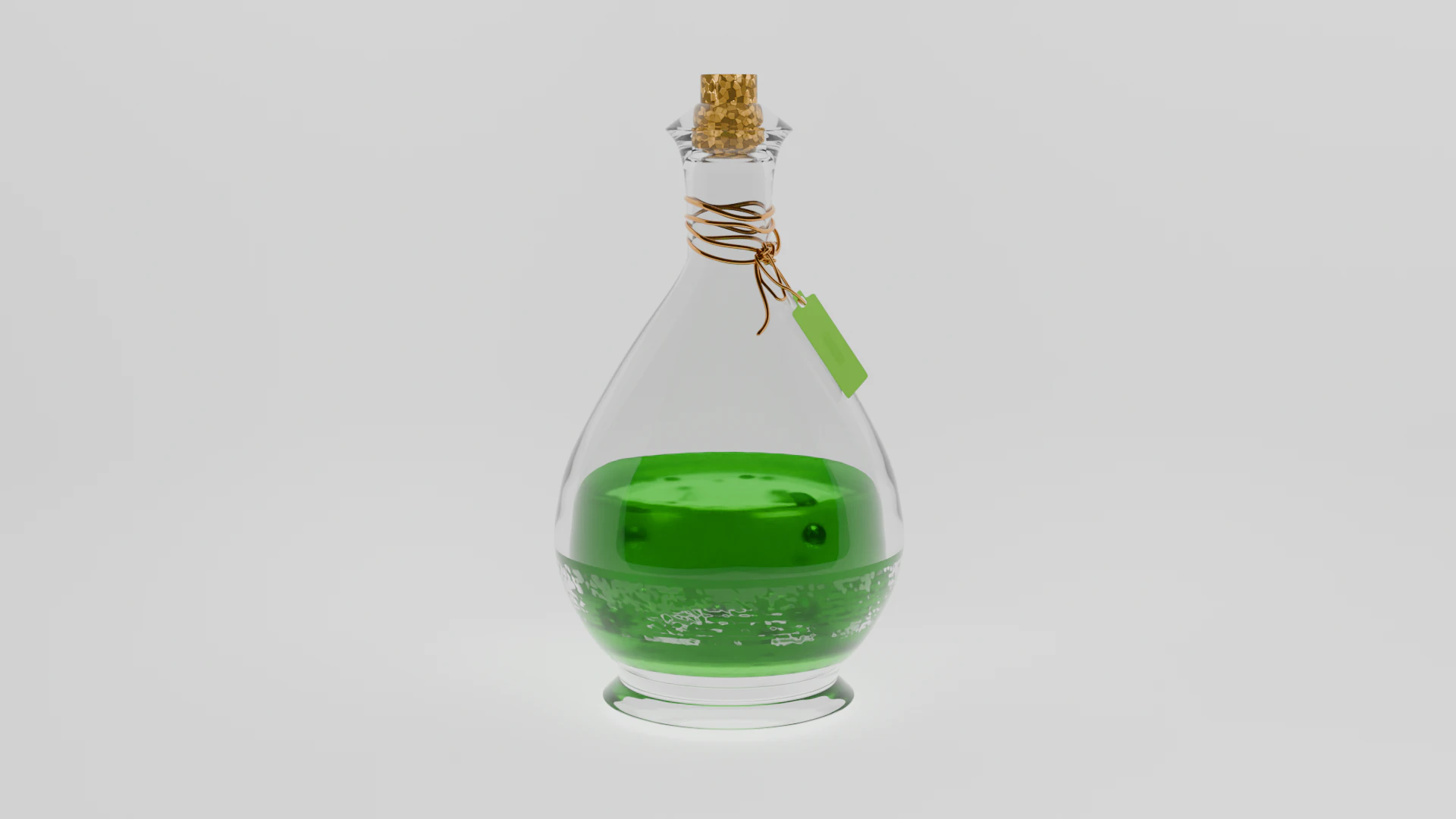Flask 02 3D Model .c4d .max .obj .3ds .fbx .stl .blend 