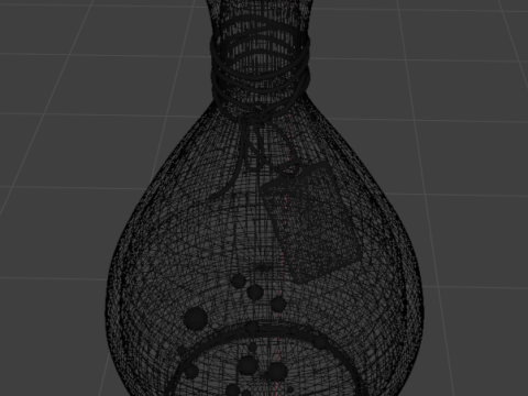 Flask 02 Modèle 3D