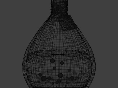 Flask 02 Modèle 3D