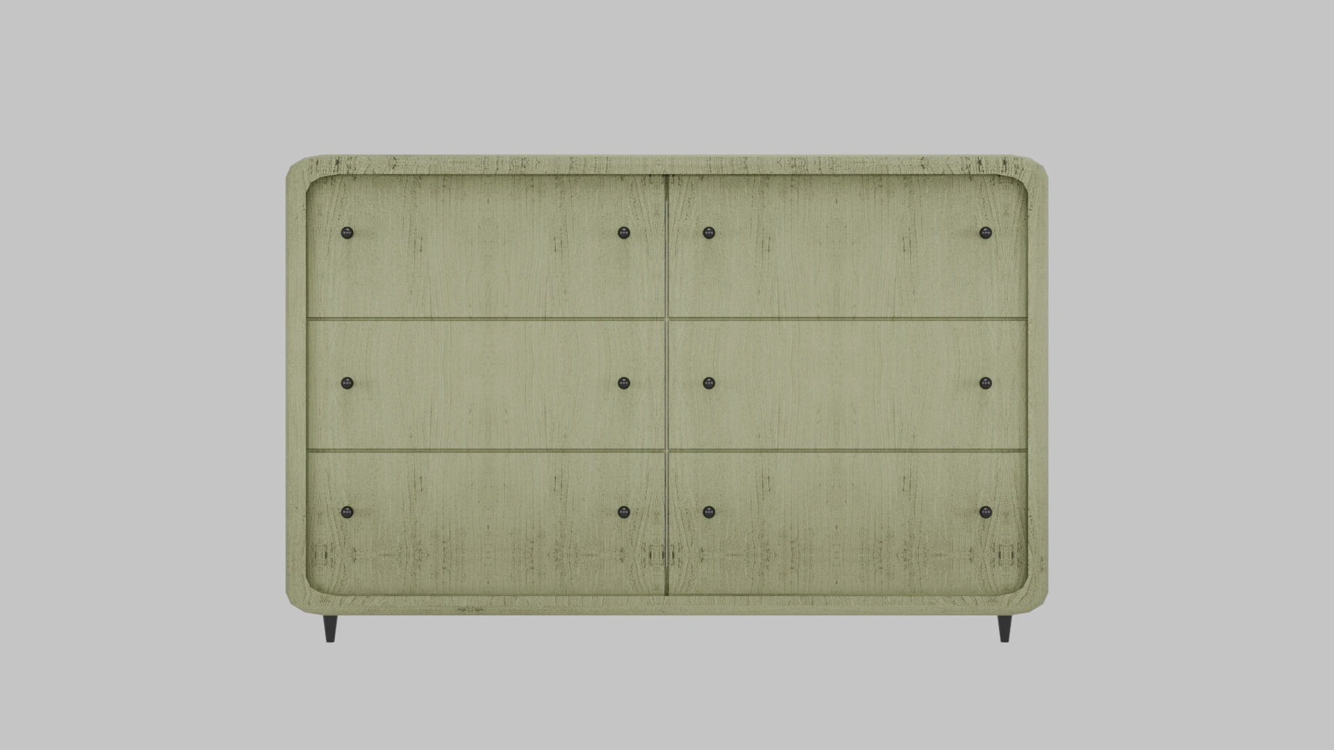 Wooden chest of drawers 04 3D Model .c4d .max .obj .3ds .fbx .stl .blend