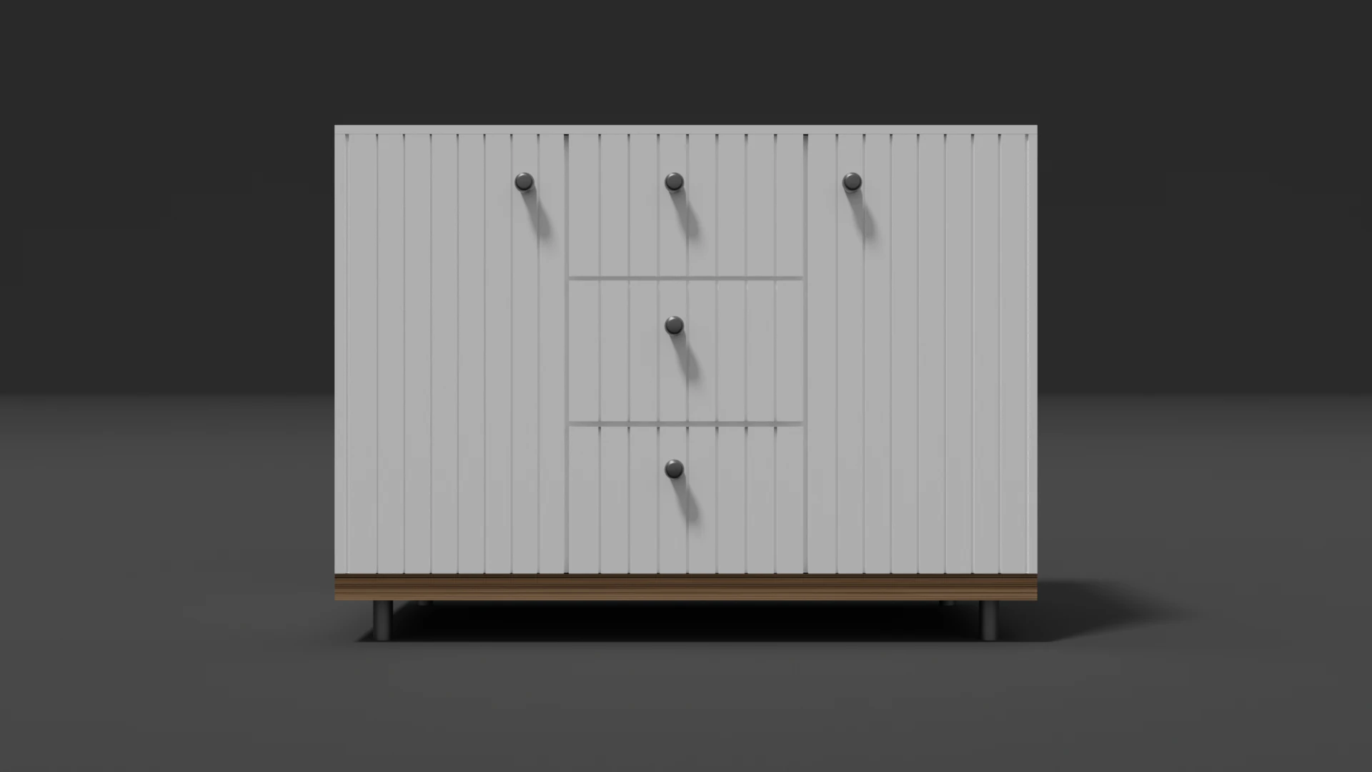 Cassettiera in legno 06 Modello 3D .c4d .max .obj .3ds .fbx .stl .blend 