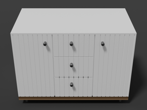 Wooden chest of drawers 06 Modelo 3D