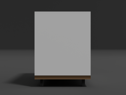 Wooden chest of drawers 07 3Dモデル