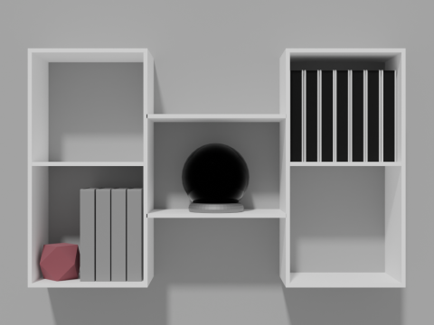 Combo wall shelf RT-11 white 3D Model