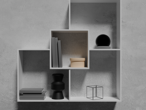 Shelf 08 3Dモデル