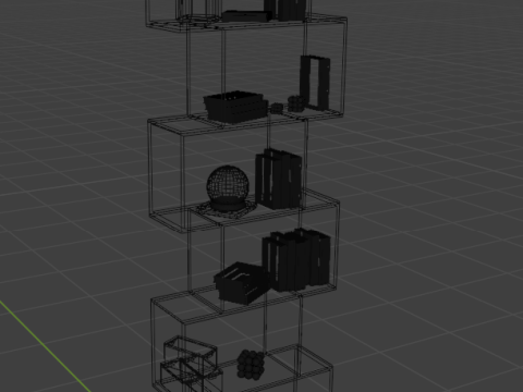 Shelf VAYS white 3D Model