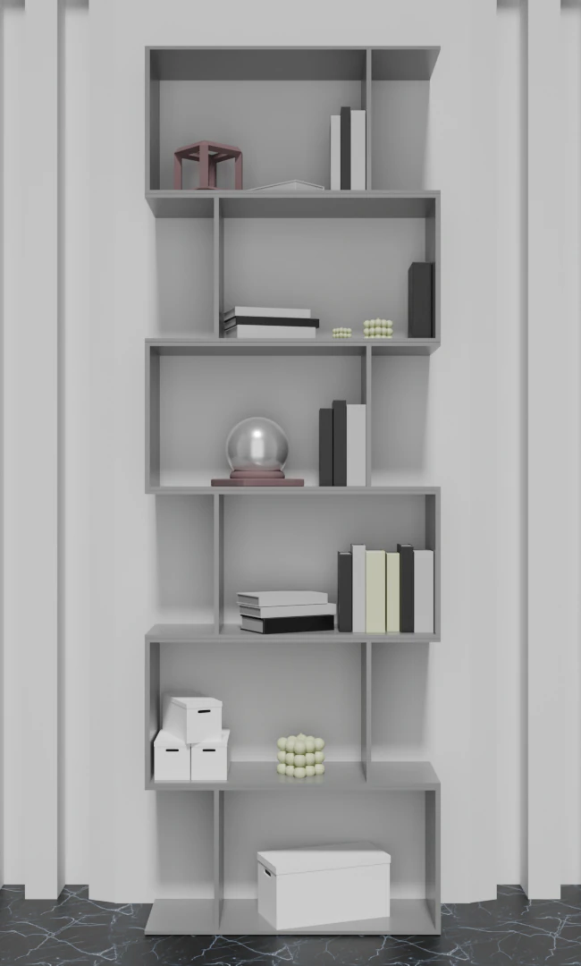 Shelf VAYS grey 3D Model .c4d .max .obj .3ds .fbx .stl .blend