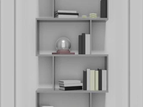 シェルフ VAYS グレー 3Dモデル