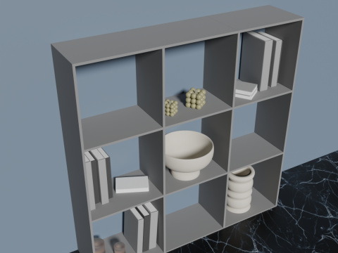 VAYS grey shelf for books and toys Model 3D