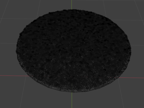 IKEA STOENSE black carpet Modelo 3D