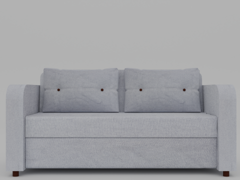Sofa 02 Modèle 3D