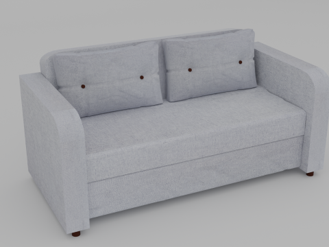 Sofa 02 Modèle 3D