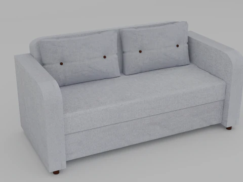 Sofa 02 3D Model