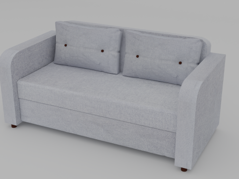 Sofa 02 Modèle 3D