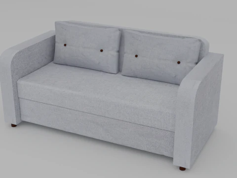 Sofa 02 3D Model