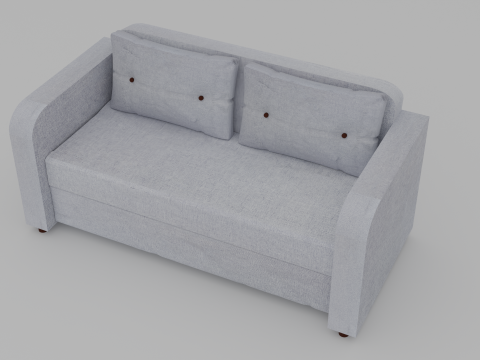 Sofa 02 Modèle 3D