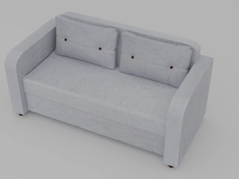 Sofa 02 3D Model