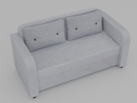 Sofa 02 Modèle 3D