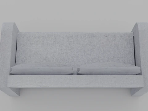 Sofa 02 3D Model