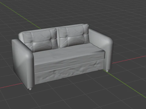 Sofa 02 3D Model